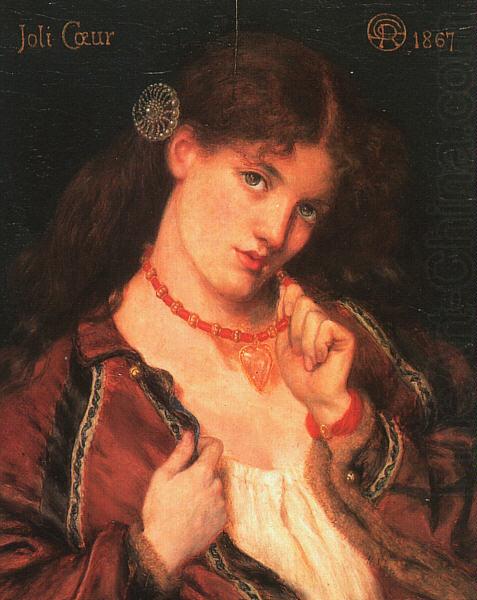 Dante Gabriel Rossetti Joli Coeur china oil painting image